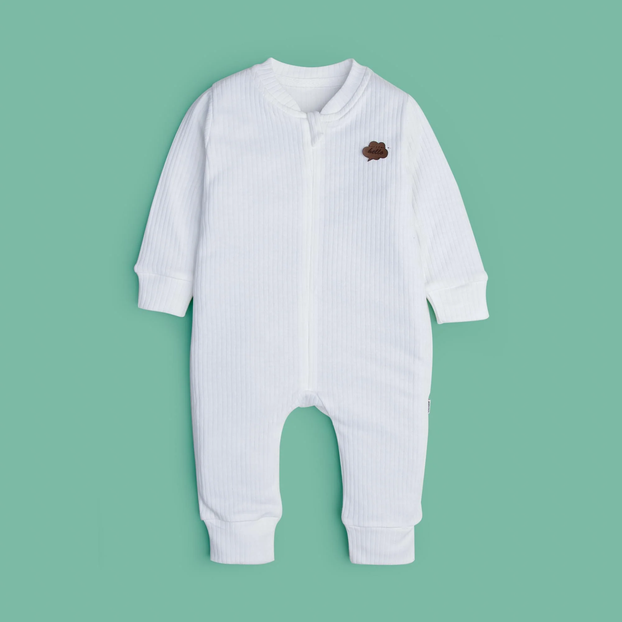 Full Sleeves Zipped front Romper