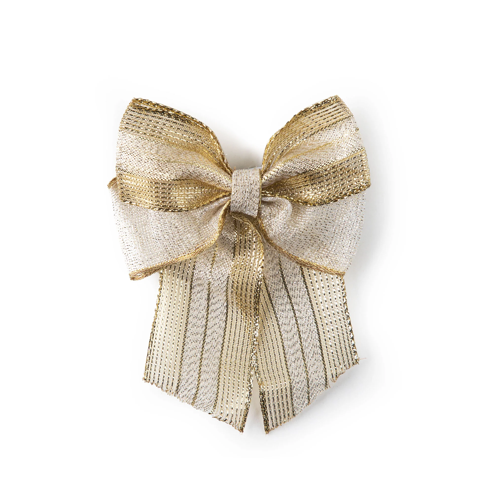 Golden bow hairpin