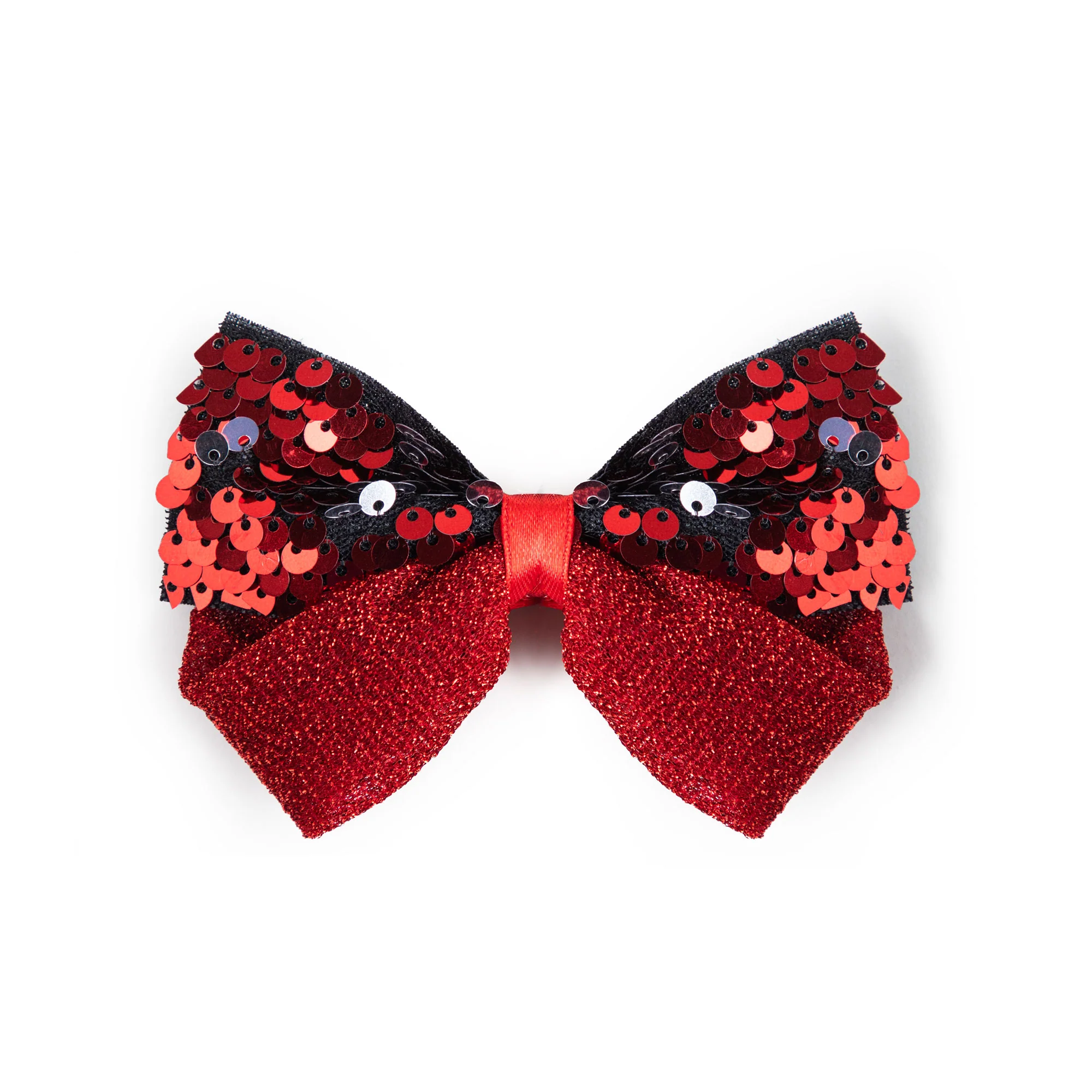 Maroon sequined hairclip