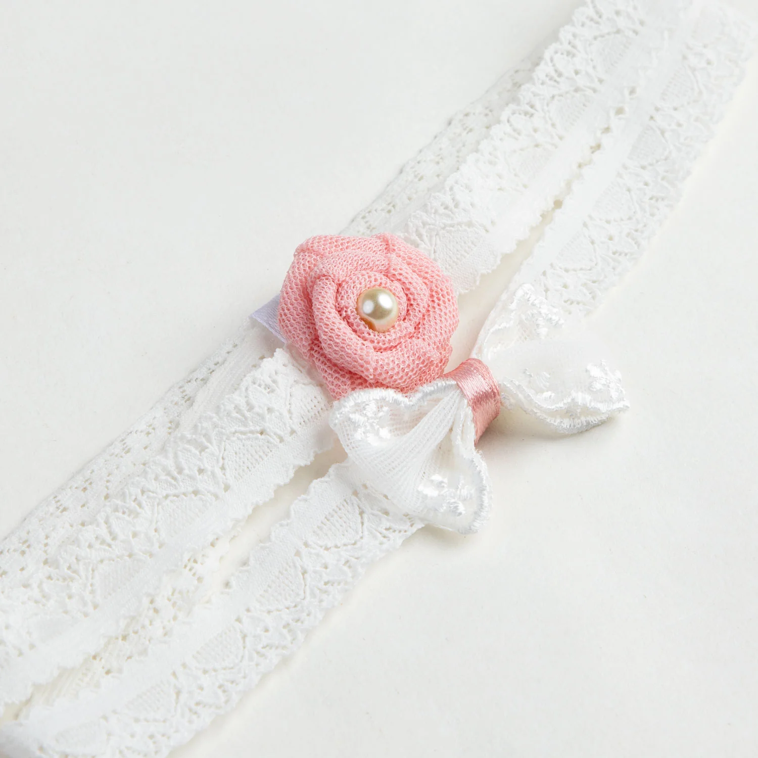 Rosette and Bow Hairband Set