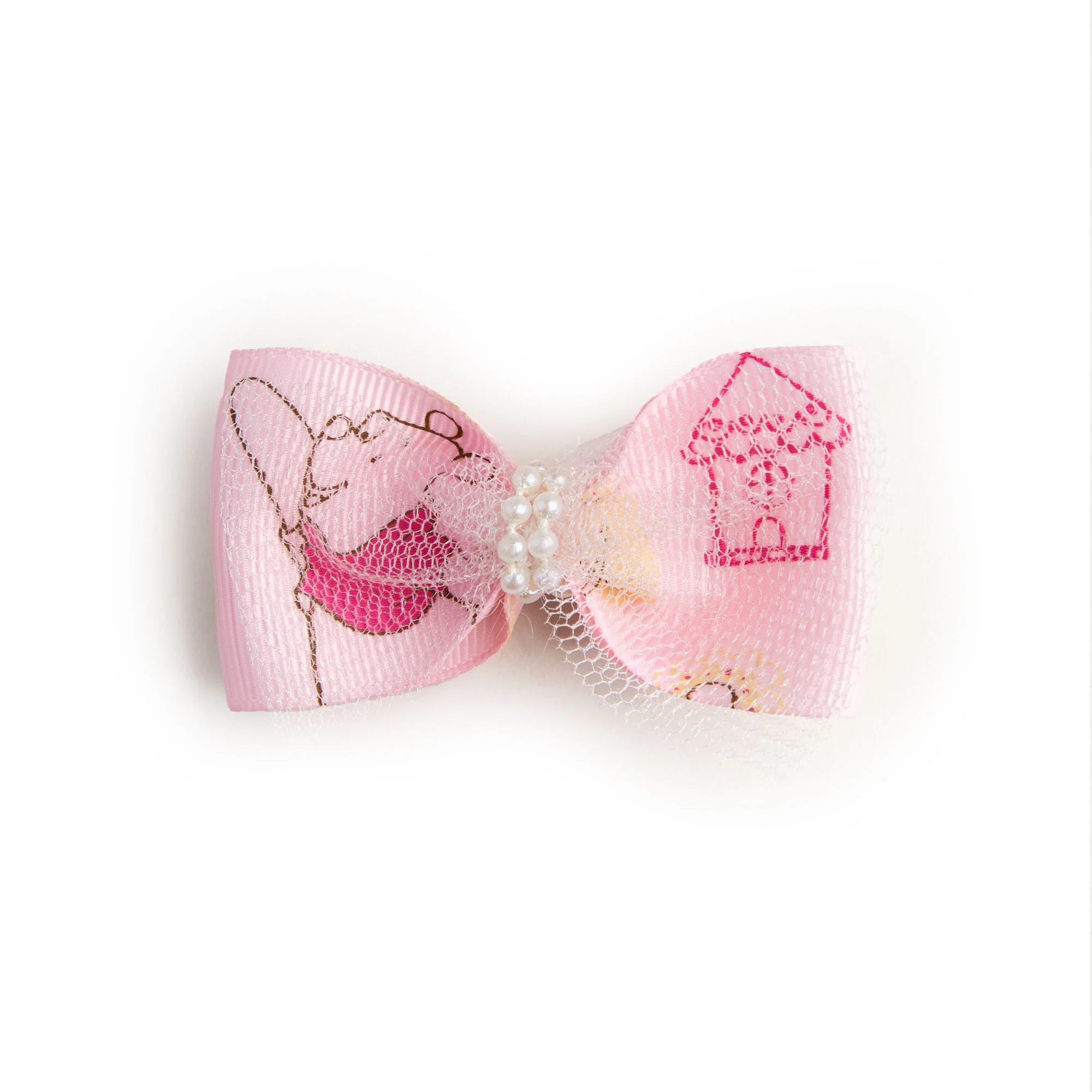 Pearly Bow Hair Clip