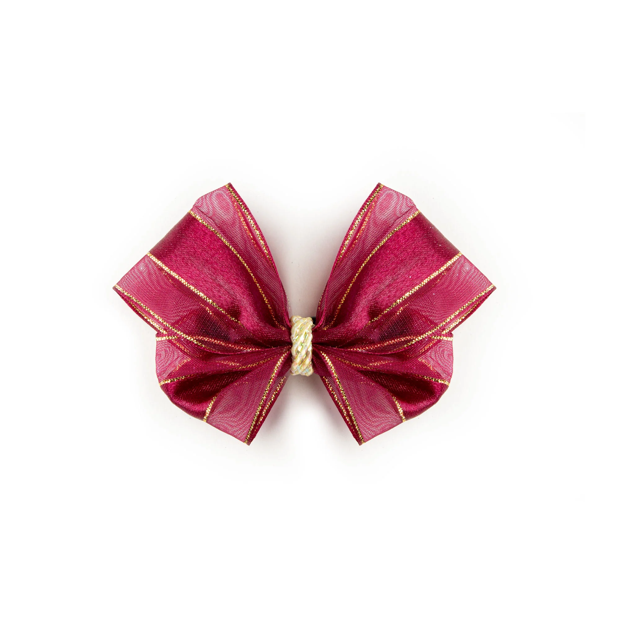 Maroon Knotted Hairclip