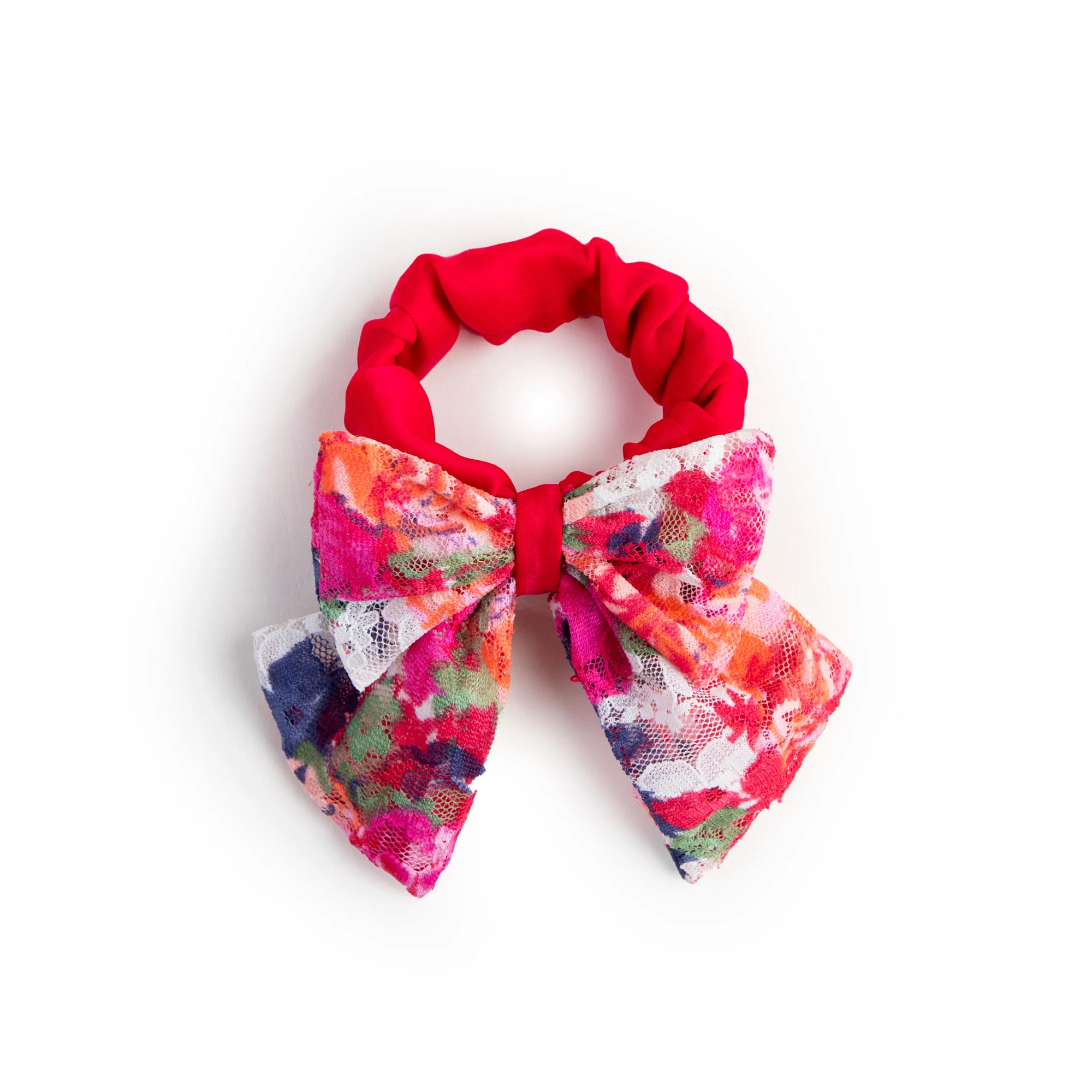 Red Scrunches’ with Bow