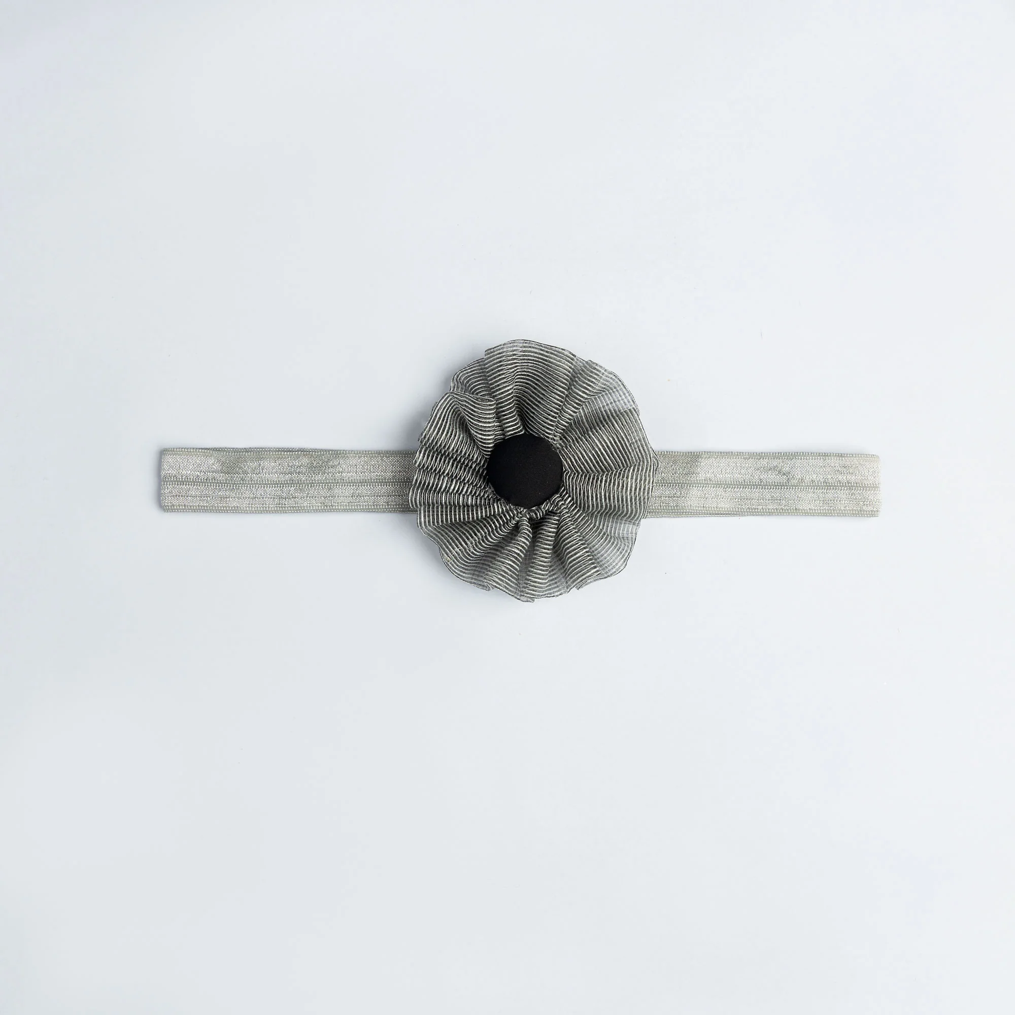Silvery Floral Hairband