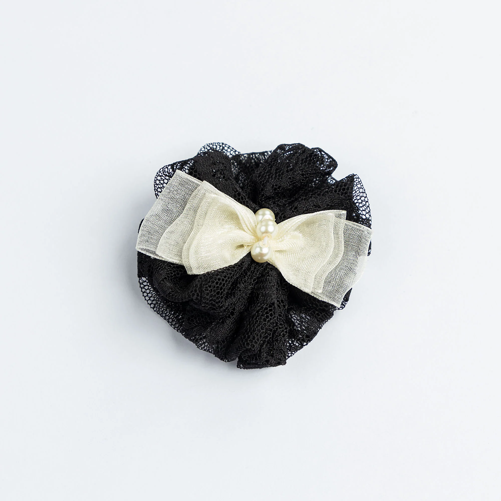 Pearly Black Hairpin