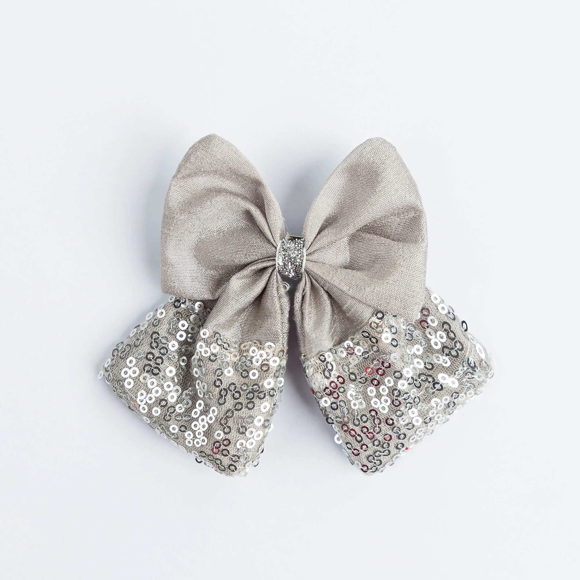Silver Sequined Hairpin