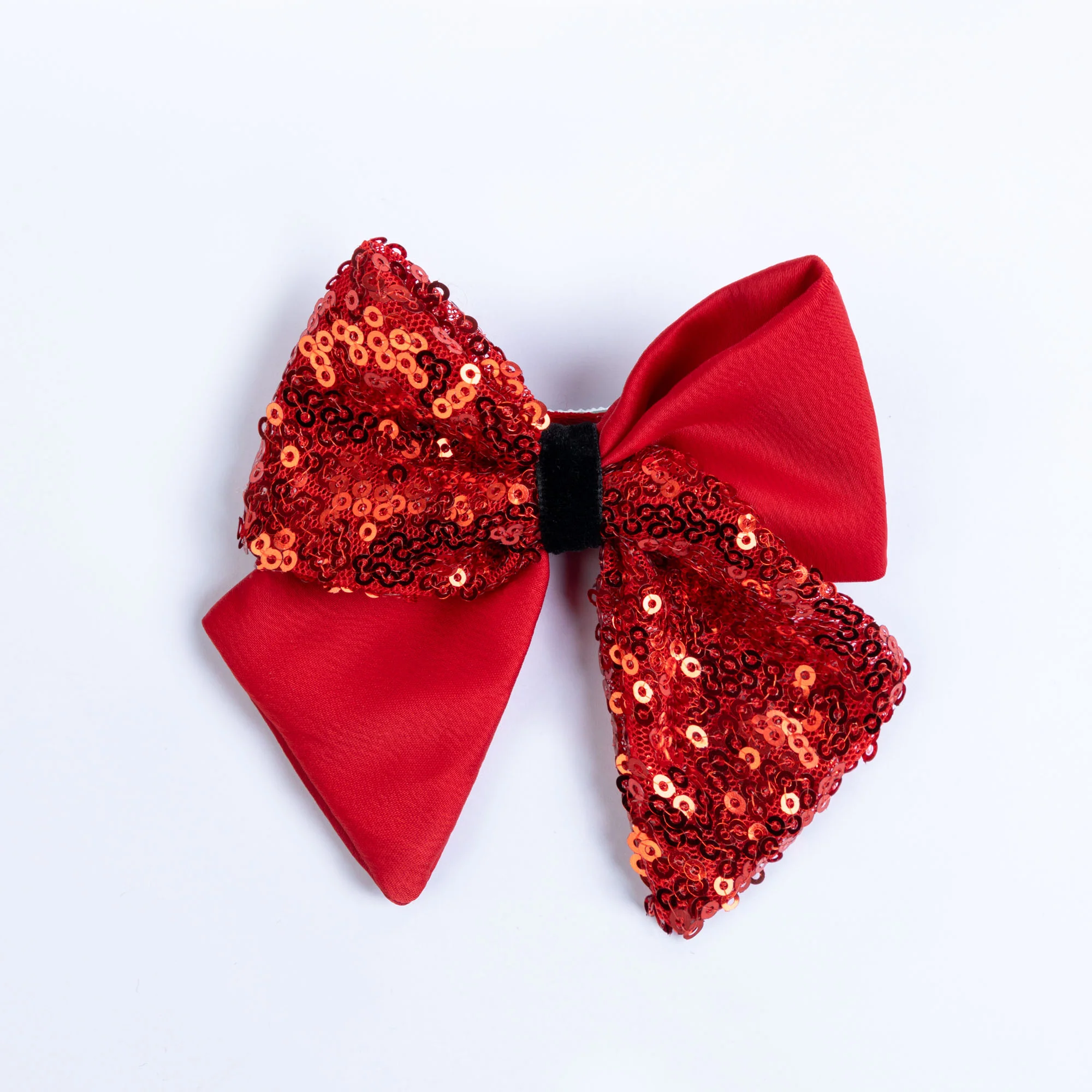 Sequined red Hairpin