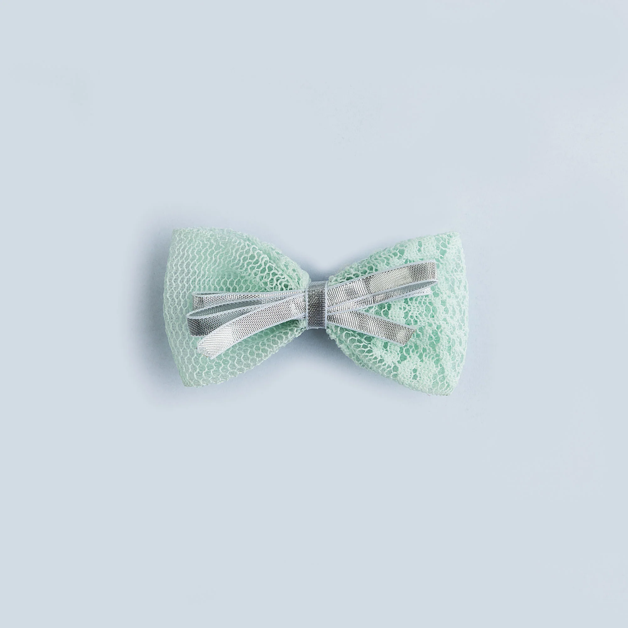 Minty Bow Hairpin