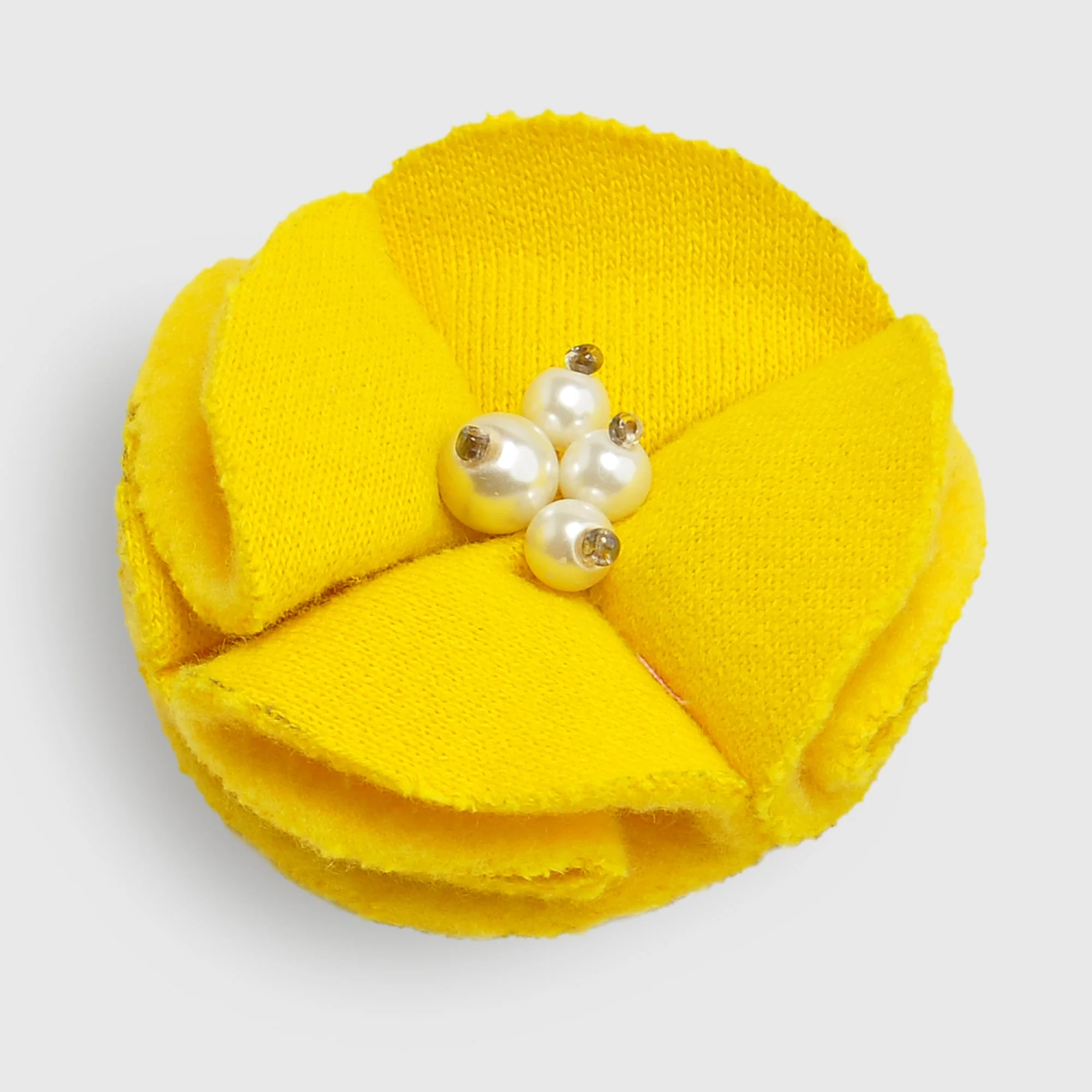 Yellow Pearl Hairpin