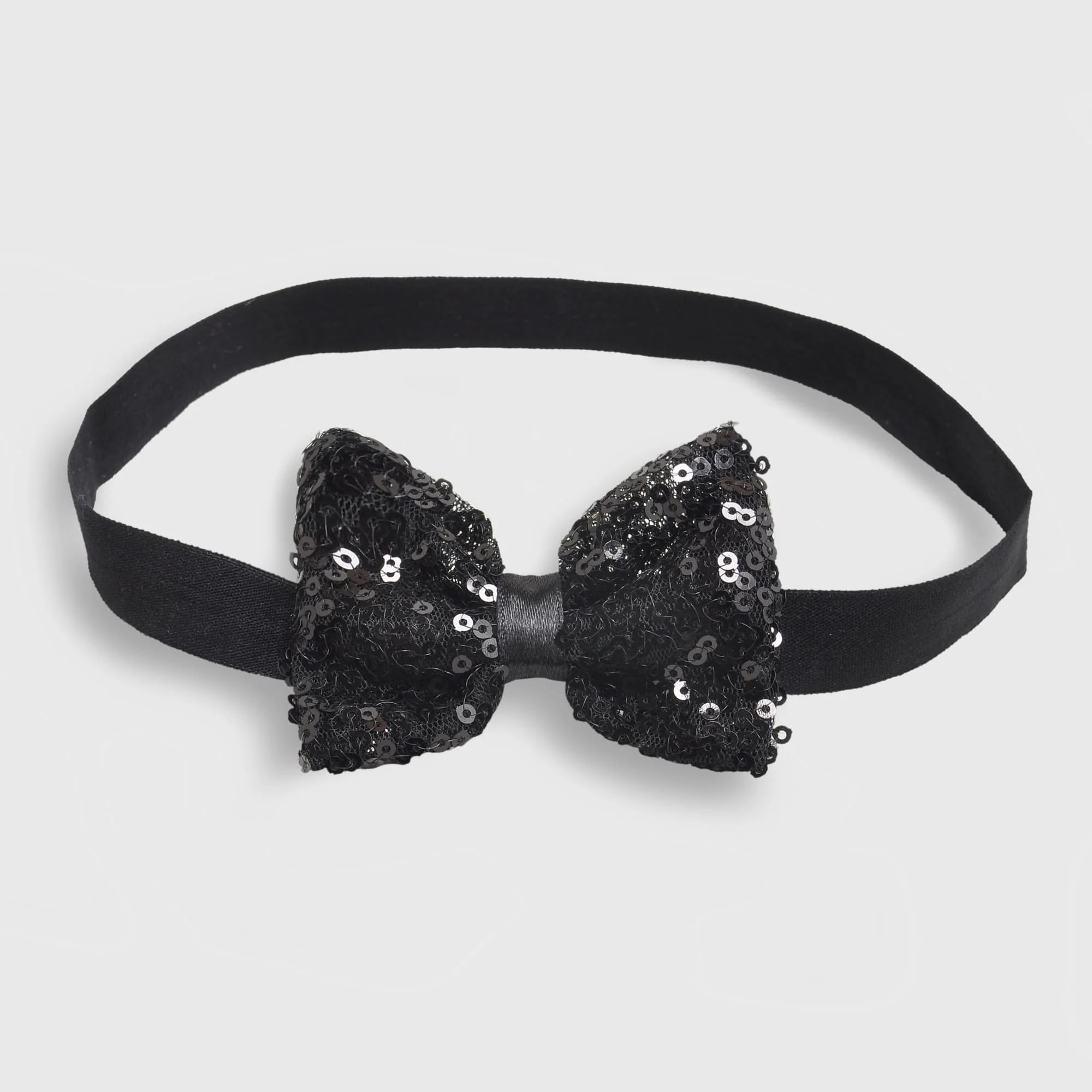Black Sequence Hair Band