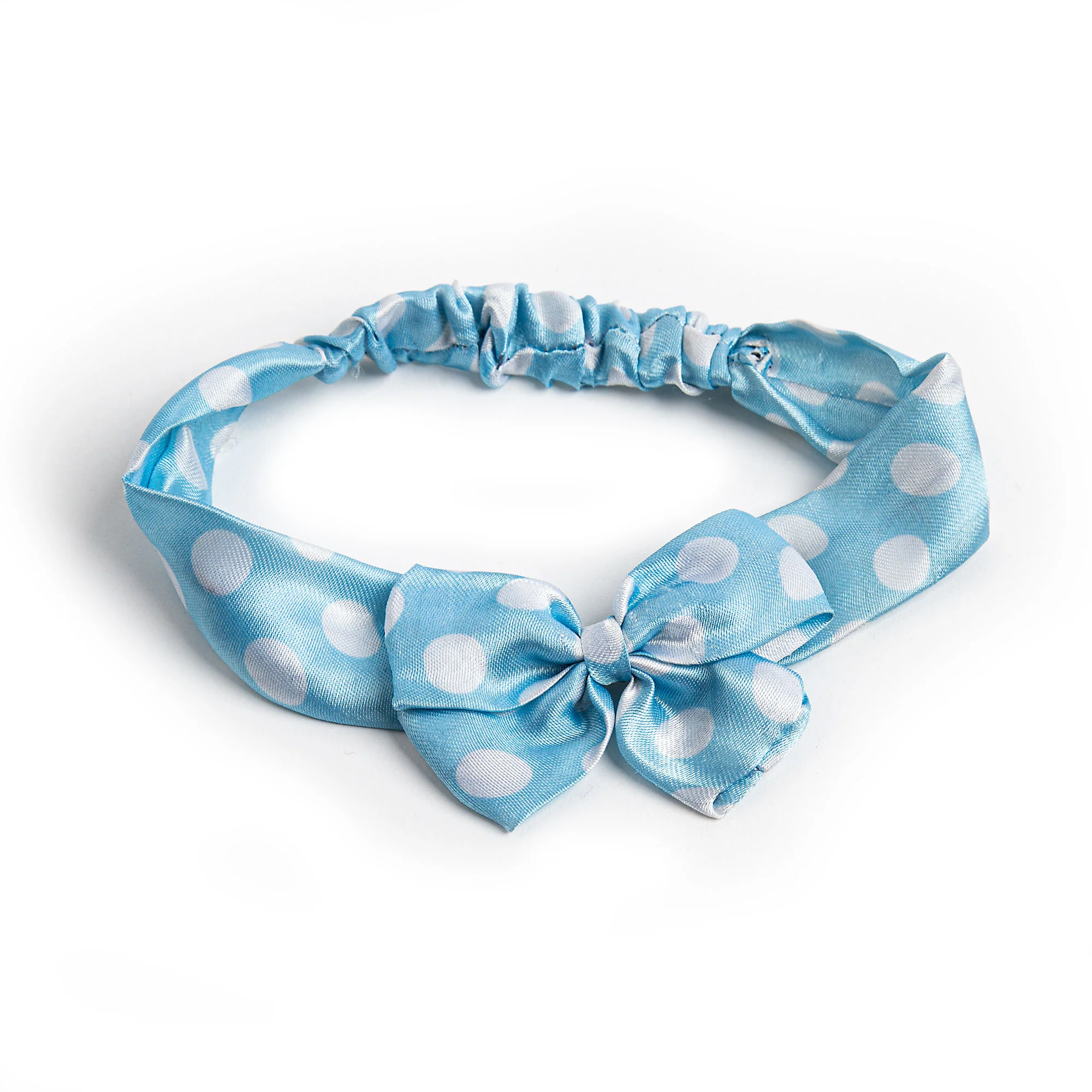 Blue Silk Hairband