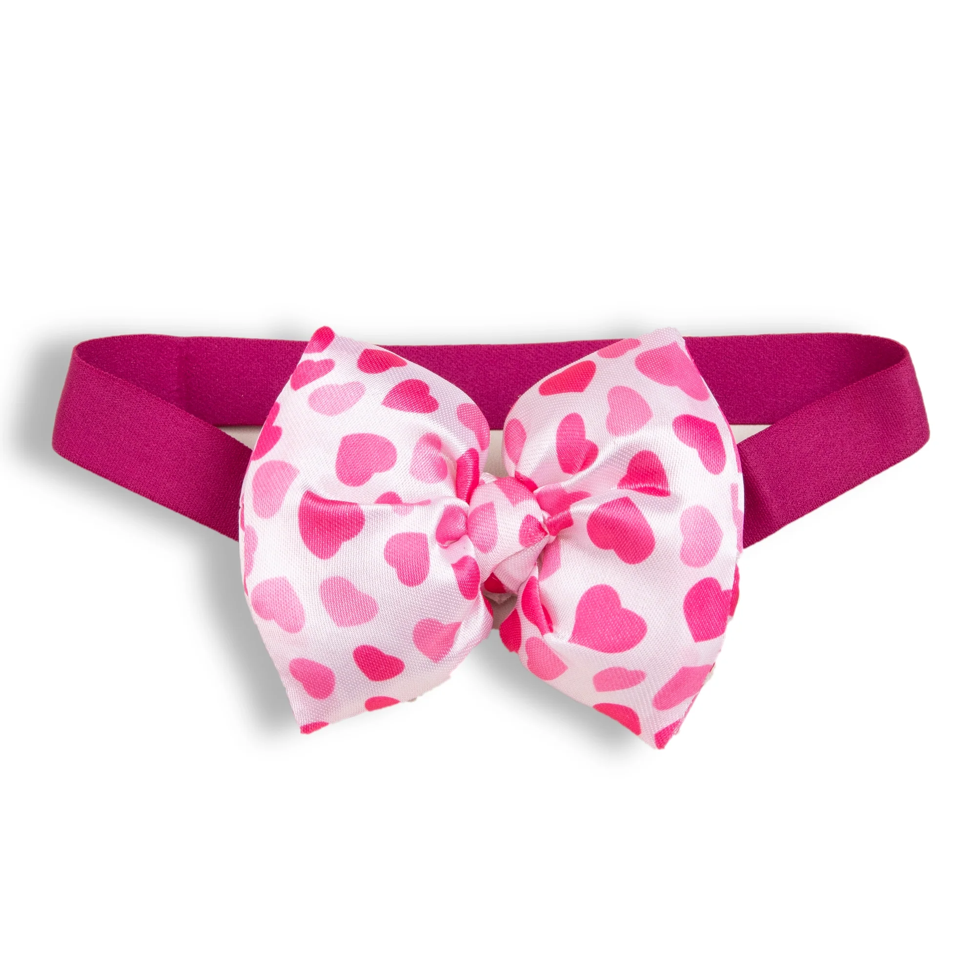 Pink Hearts Hair Band
