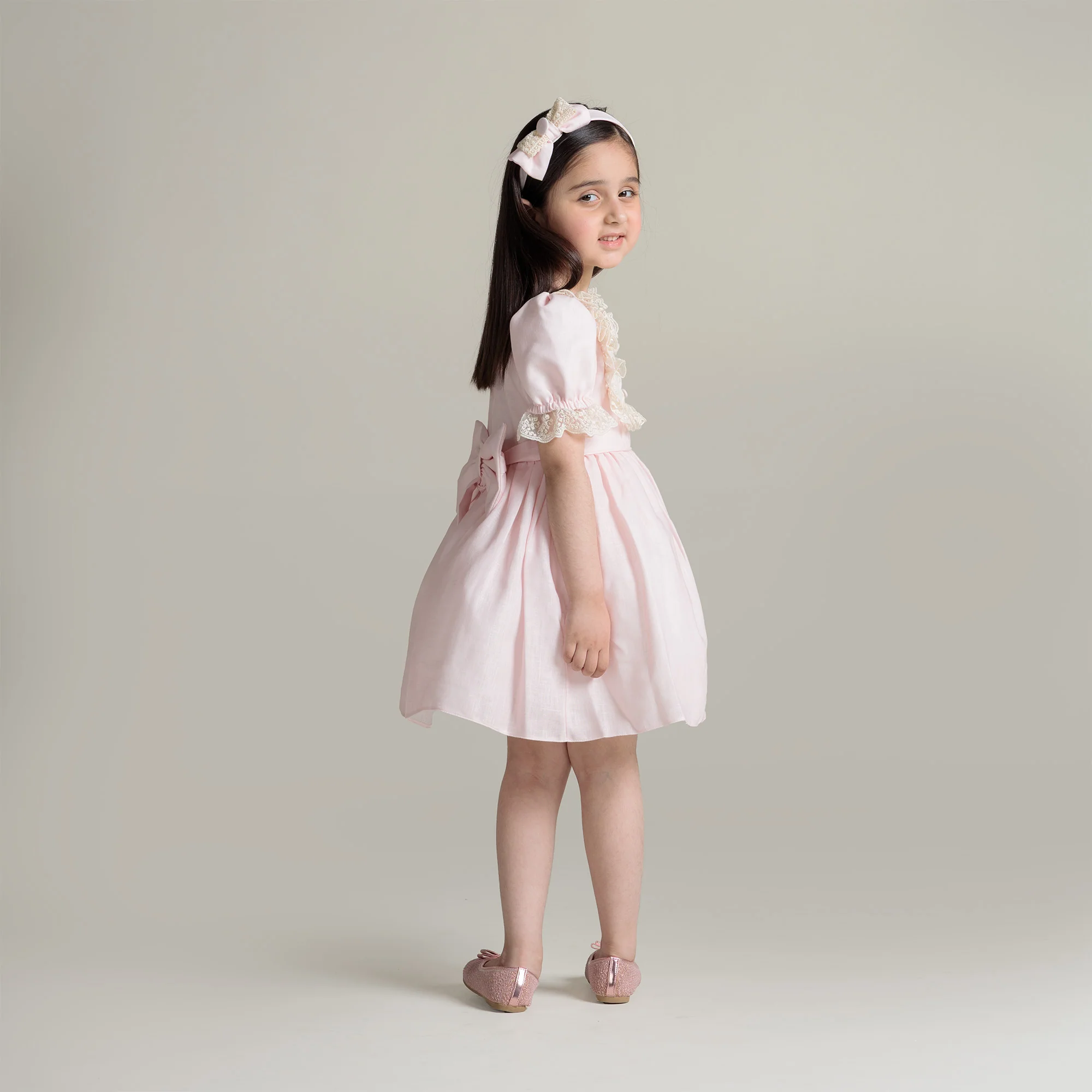 Rosette Charm Embellished Frock - Image 3