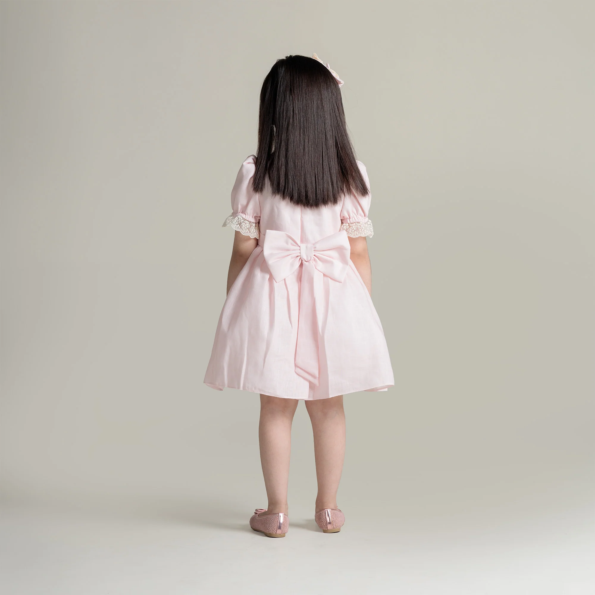 Rosette Charm Embellished Frock - Image 4
