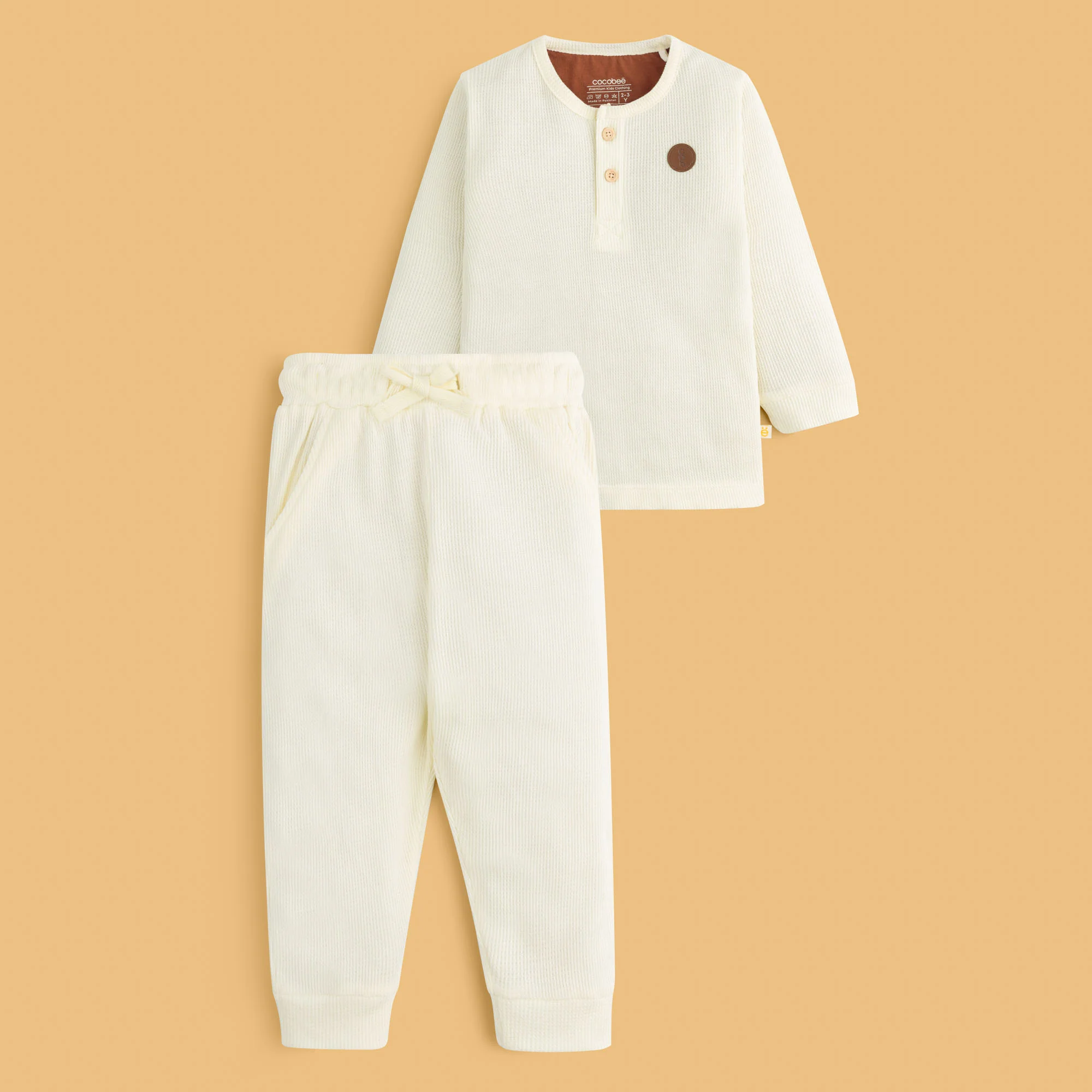 Ivory Cream Thermal Two-Pack